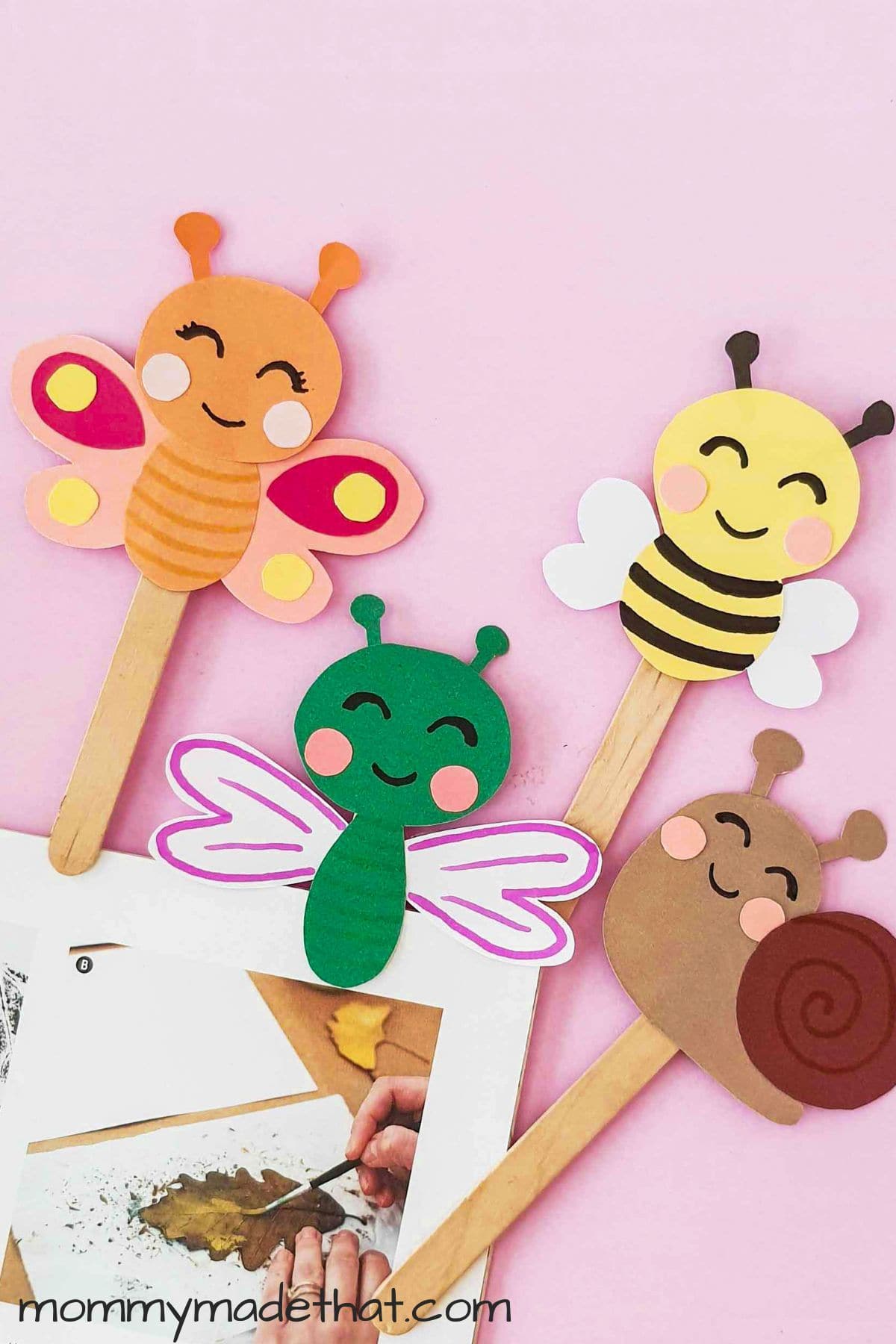 cute bug bookmarks