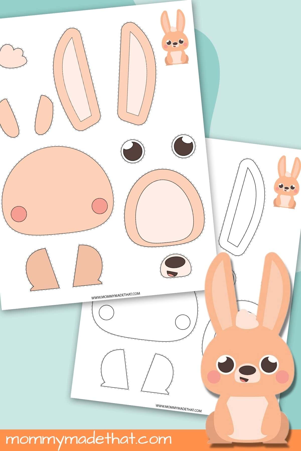 Build a Bunny Craft (Grab the Free Printable)