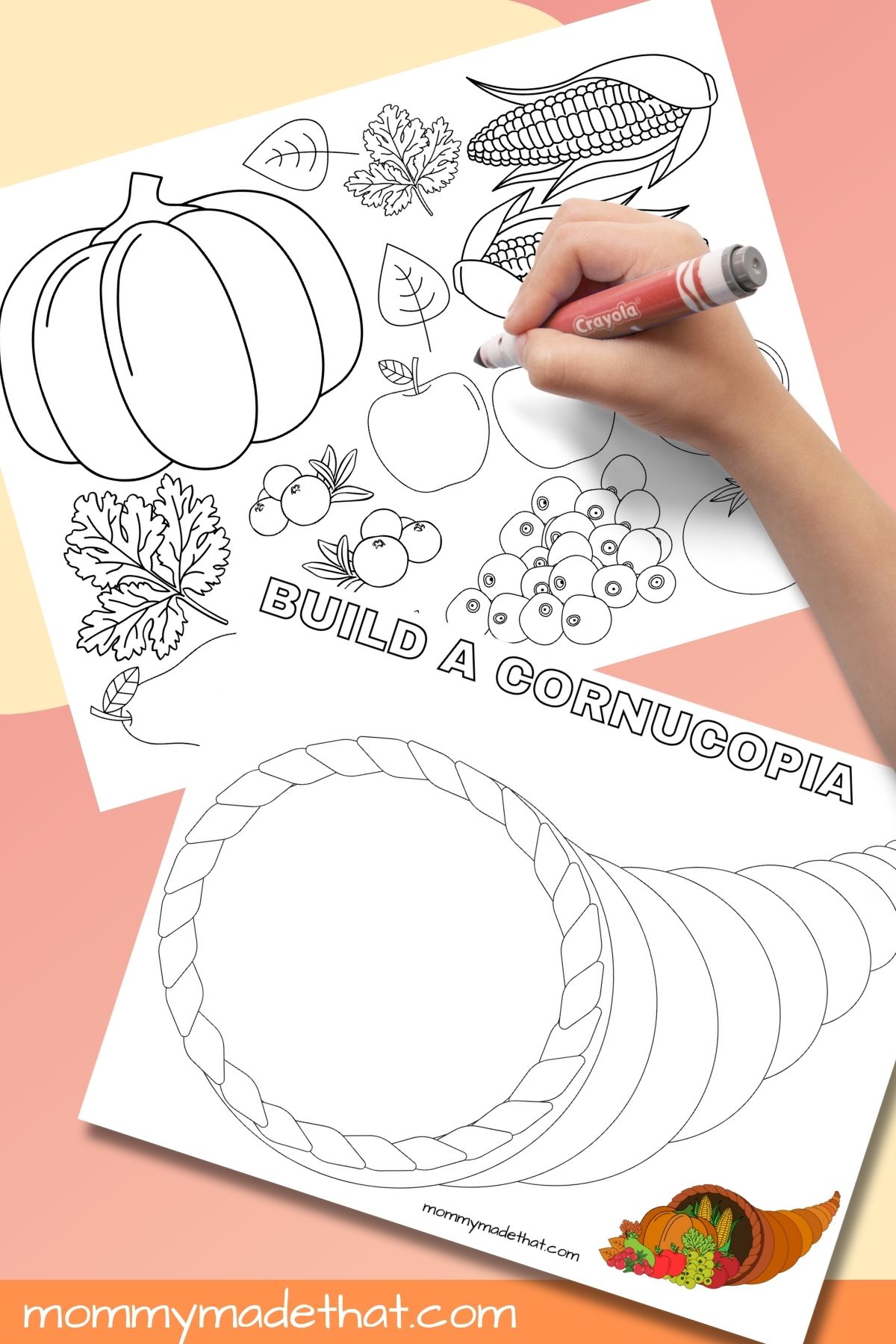 Build a cornucopia craft.