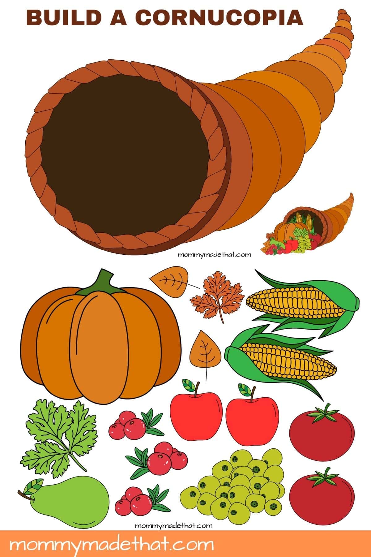 Build a cornucopia craft.