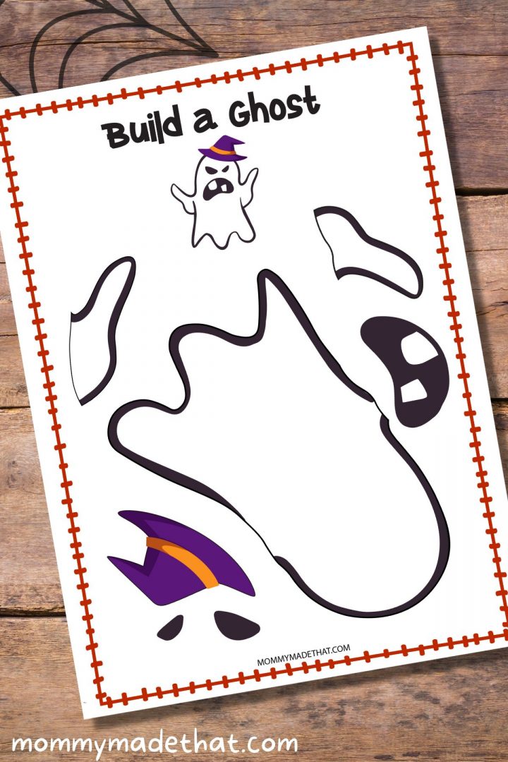 Build a Ghost Printout (Free Printable Template Perfect for Halloween)