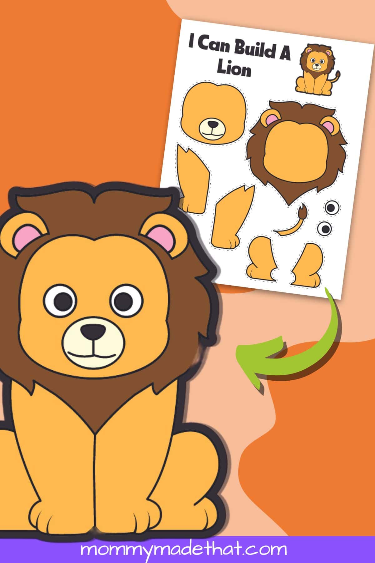 Free Printable Lion Craft Template free-printable-lion-craft-template