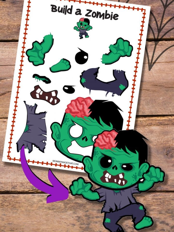 build a zombie craft template