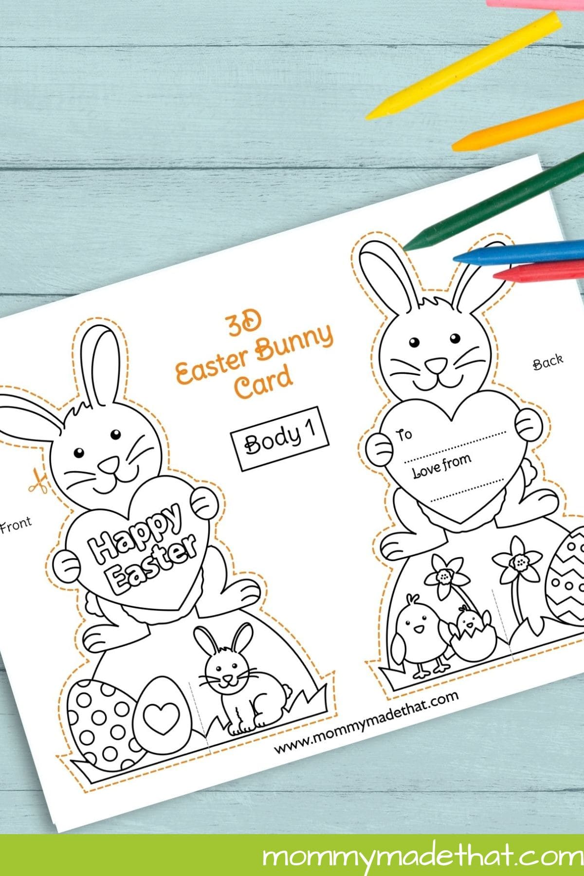 easter bunny cards