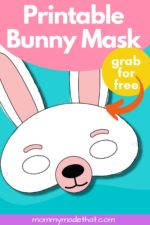 Cute Bunny Rabbit Mask Templates (Free Printables!)