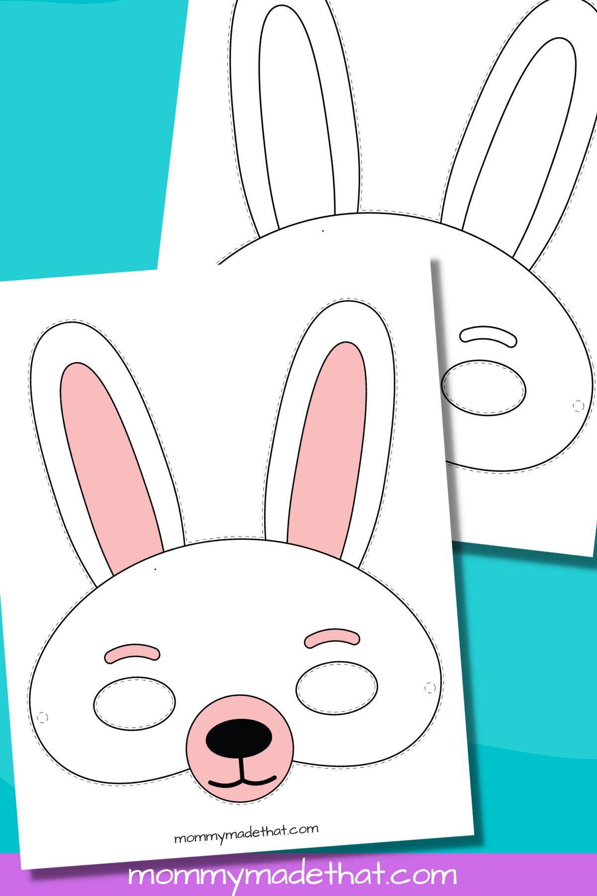 bunny rabbit mask templates