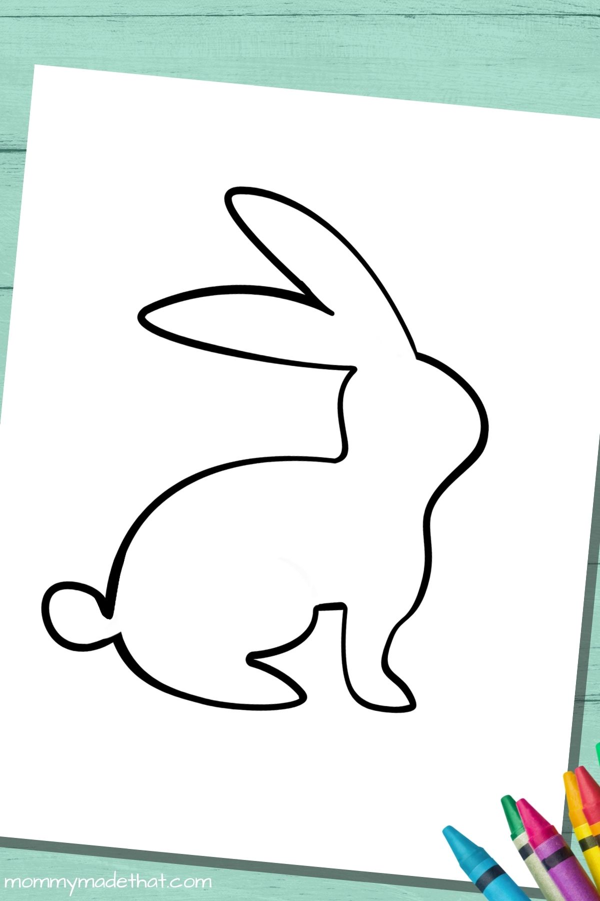 bunny outline