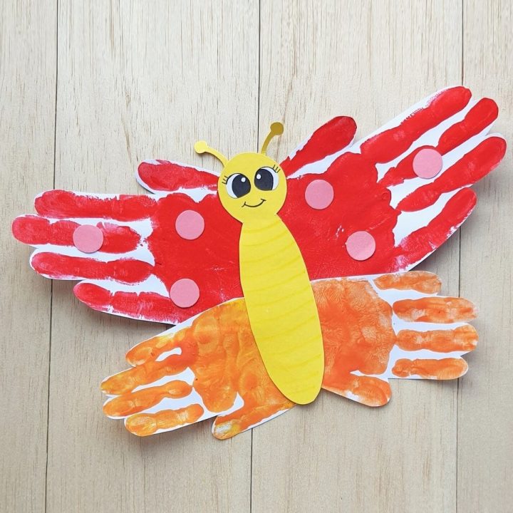 butterfly handprint craft