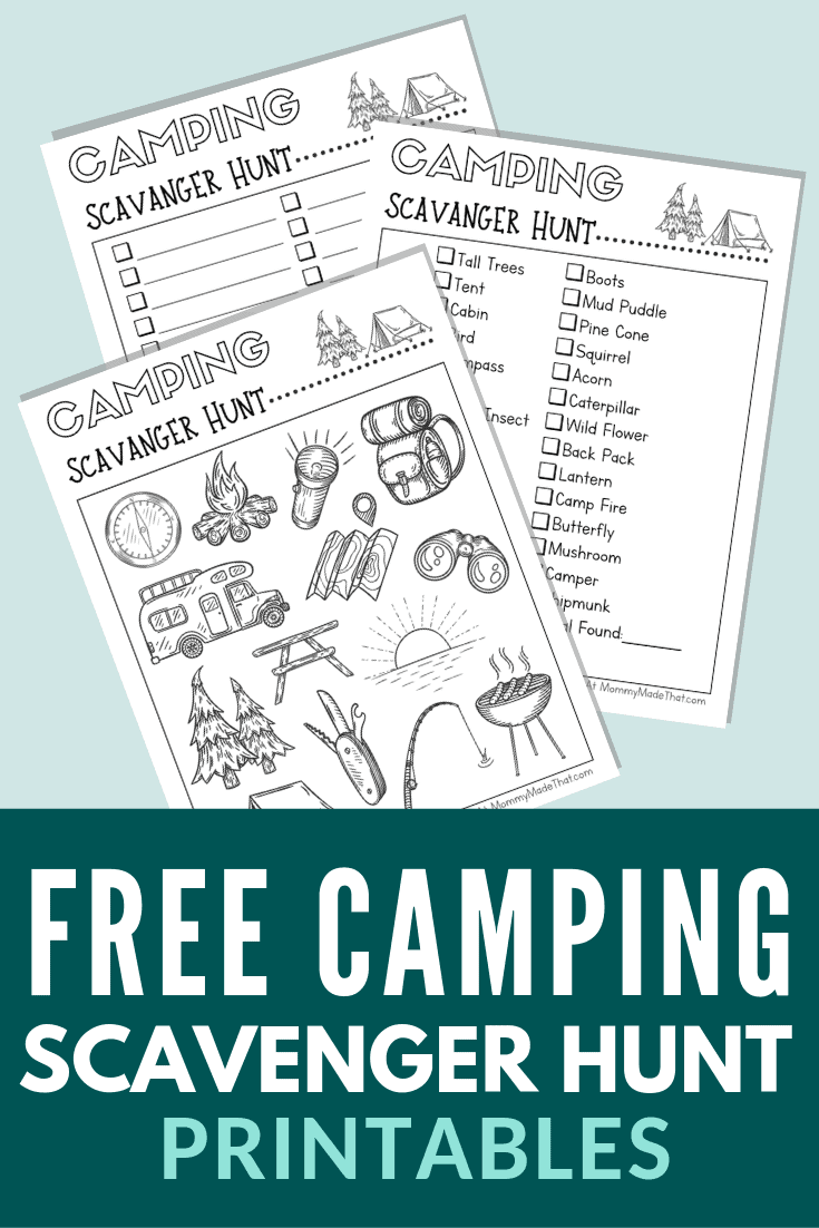 Camping Scavenger Hunt