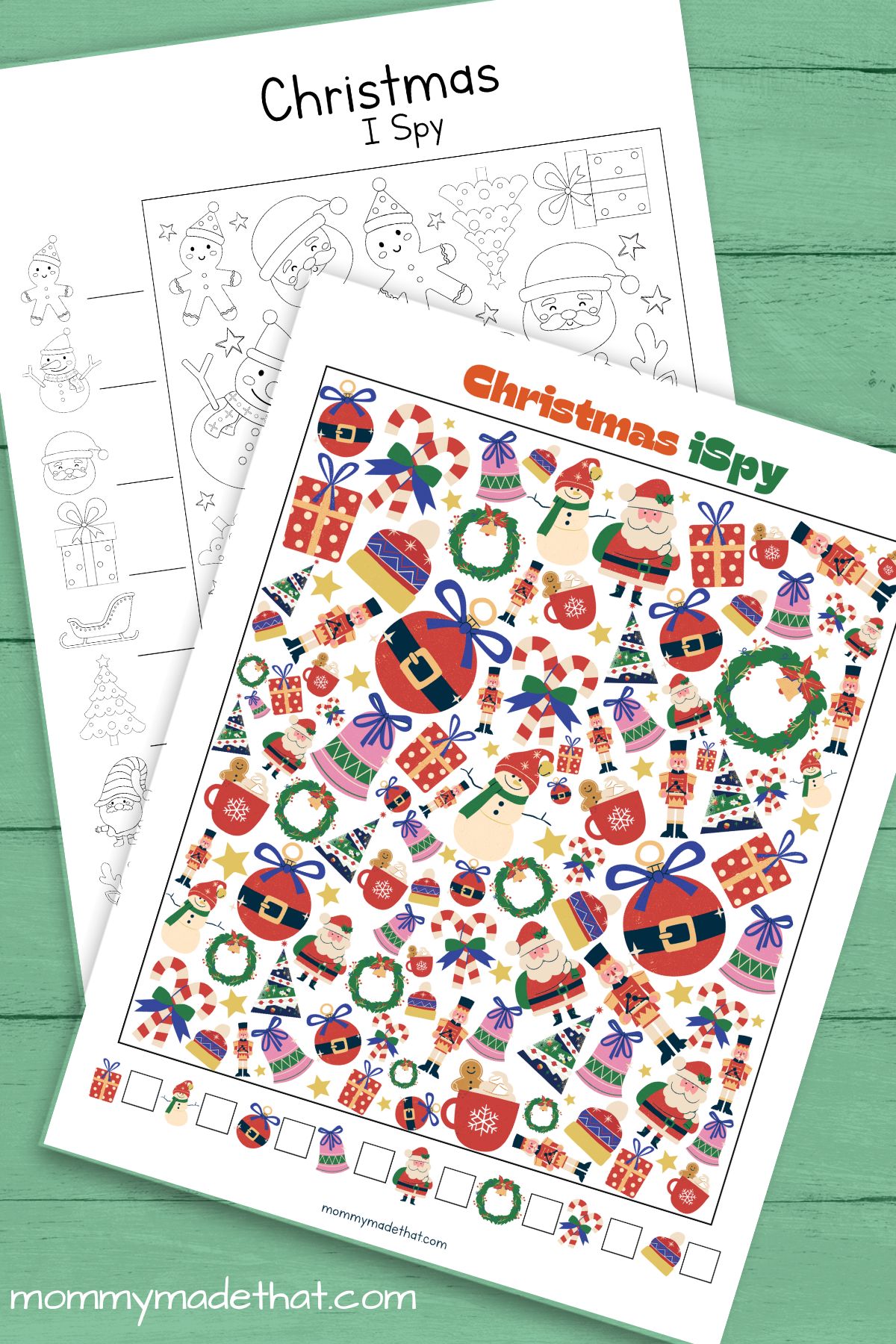 Christmas I Spy (Free Printable Christmas Activity!)