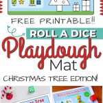 Christmas Playdough mats