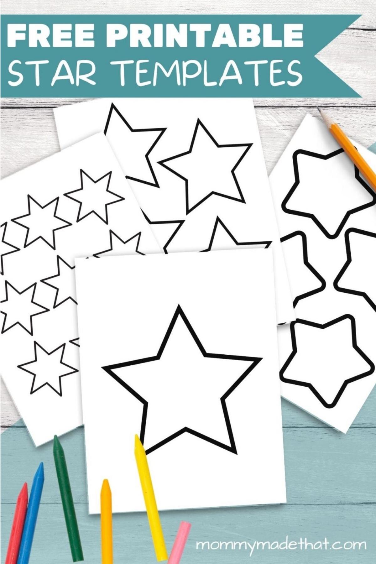 star templates printable