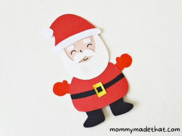 Cute Christmas Puppets (With Free Printable Template)