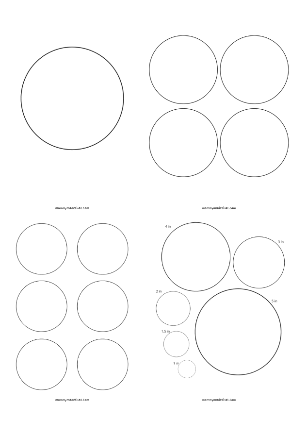 6 Inch Circle Template Printable