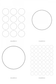 Free Printable Circle Templates (In all sorts of sizes!)