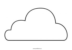 Free Printable Cloud Templates for Fun Spring Crafts