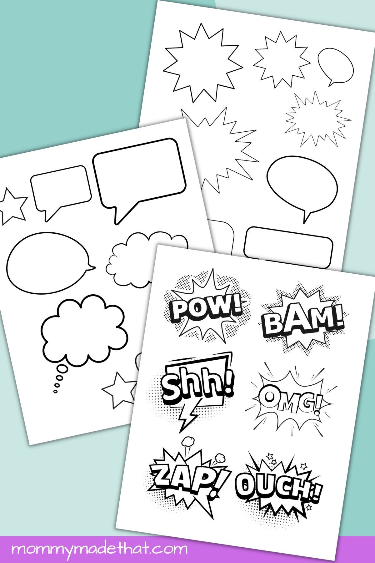 comic strip templates