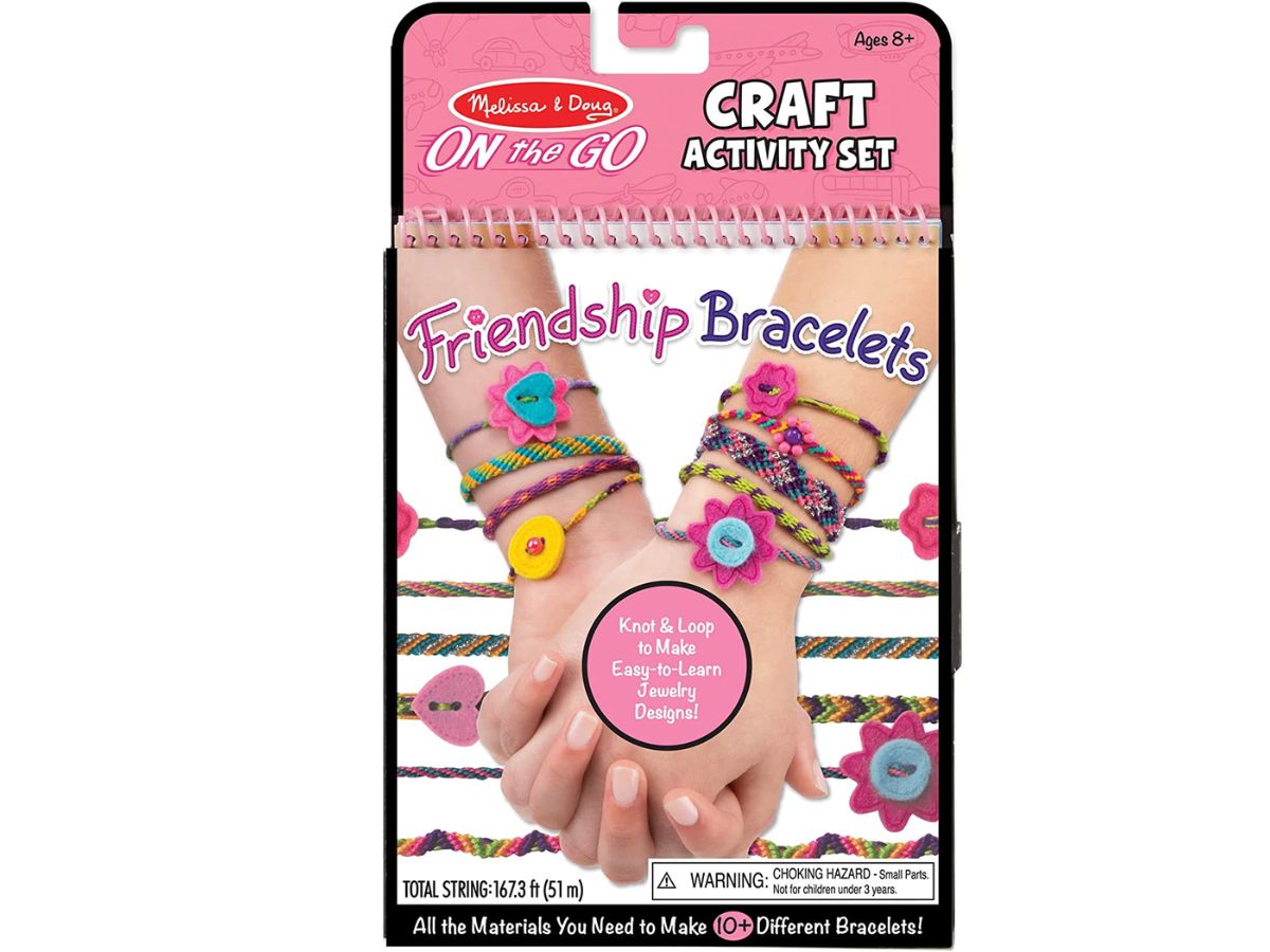 Girls DIY Bracelet Making Kit Jewellery Making Kit Arts for Kids Friendship  Craft Kit for 5-12 Years Old Kid Girls toys gift