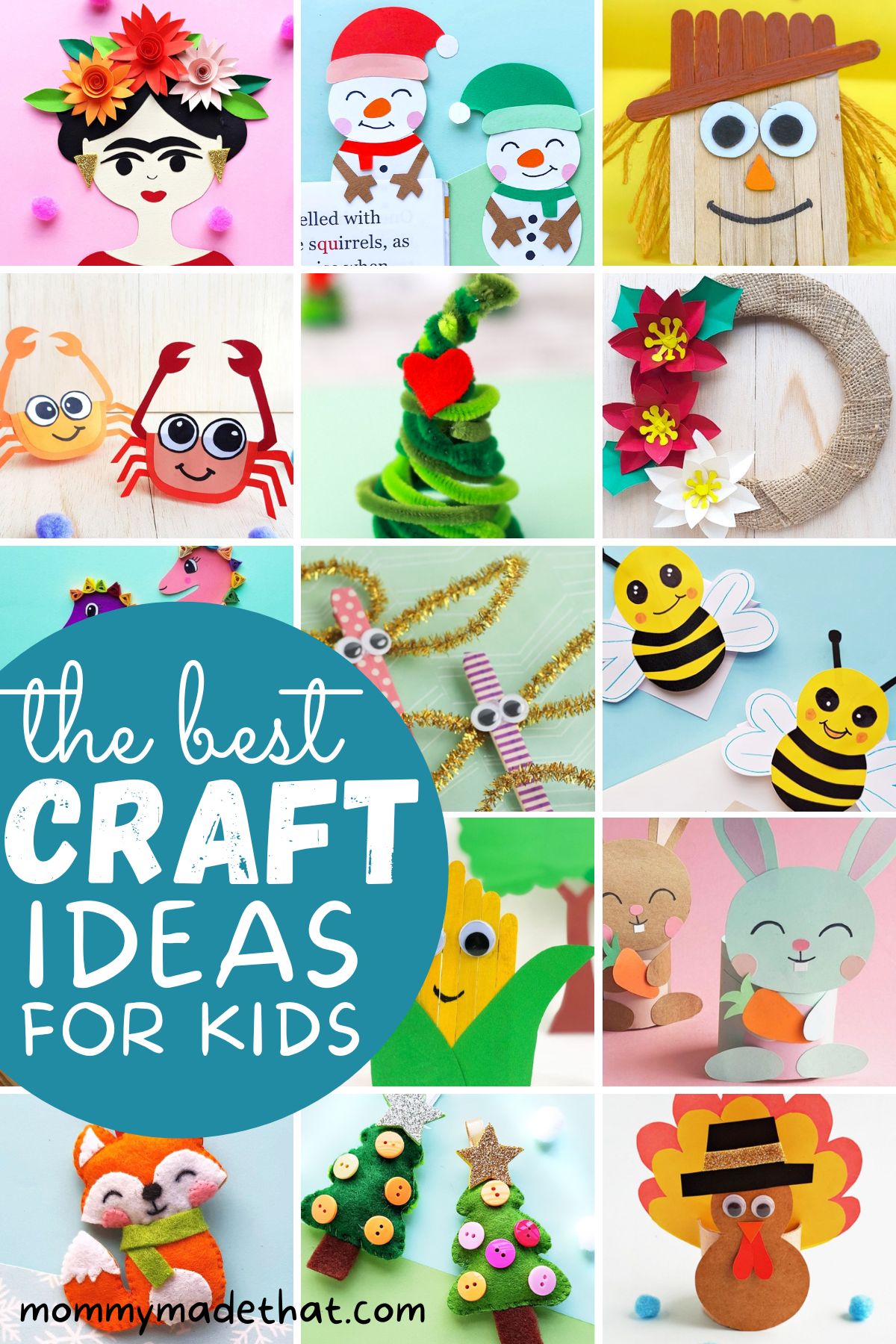 100+ Easy Crafts for Kids (Lots of Arts and Craft Ideas!)