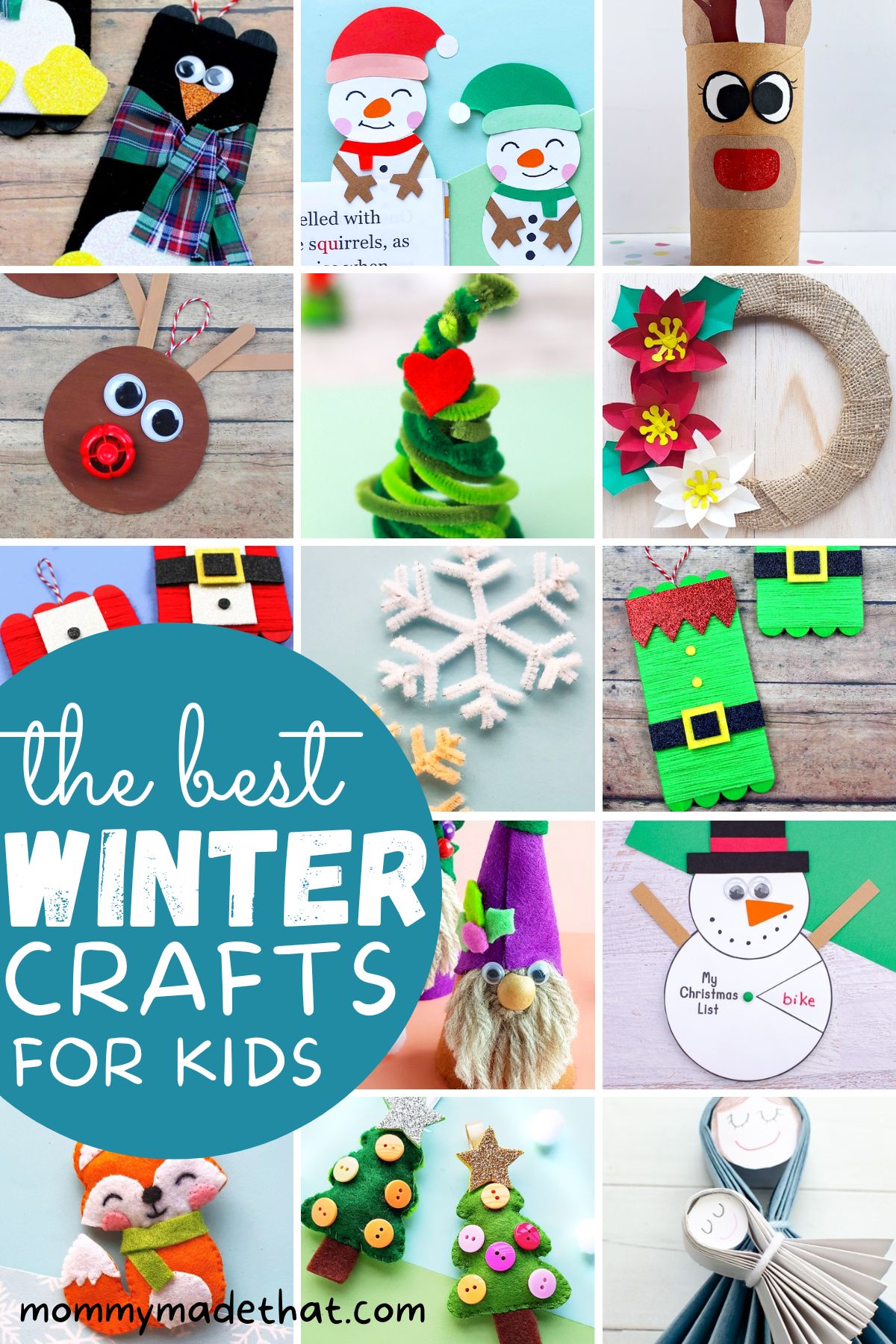 100+ Christmas Crafts for Kids - Tons of Art and Crafting Ideas