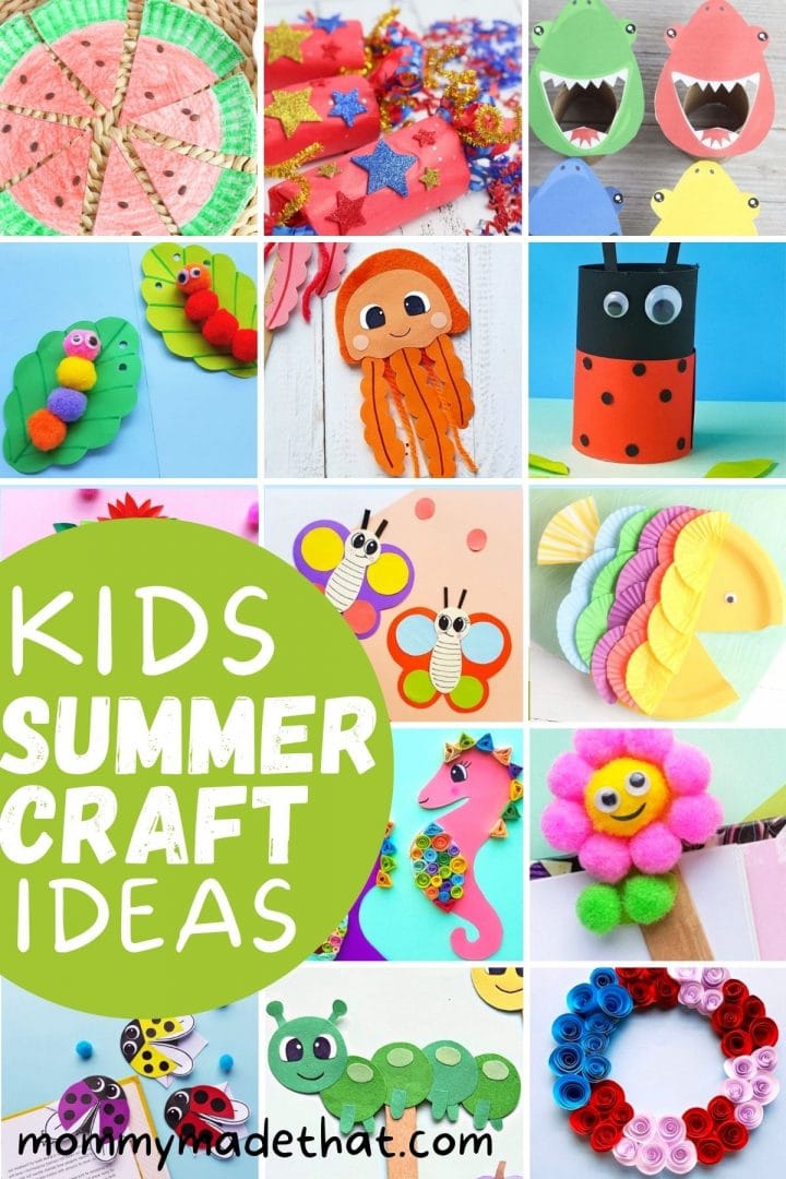 100+ Easy Crafts for Kids (Lots of Arts and Craft Ideas!)
