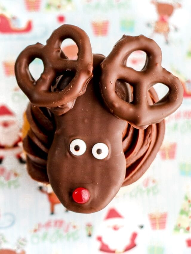 Cute Reindeer Cupcakes