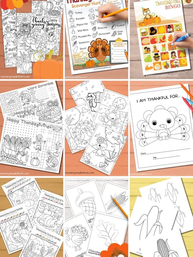 The Best Free Thanksgiving Printables & Activities