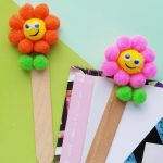 Cute flower bookmarks
