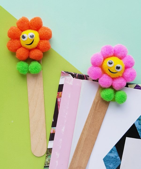 Cute flower bookmarks