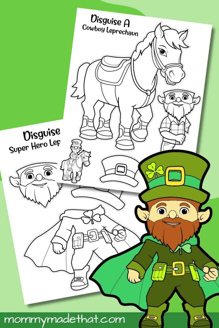 Disguise a leprechaun Printable.