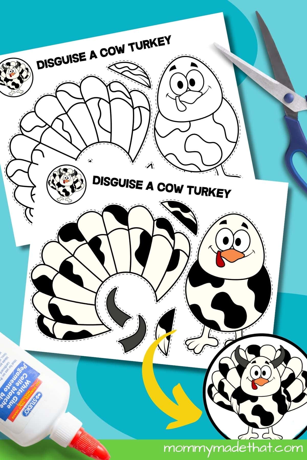 how to disguise a turkey as a cow