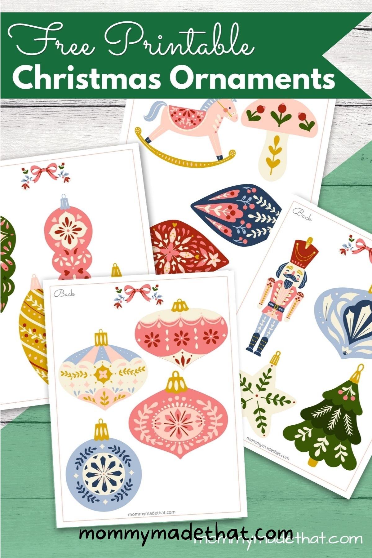 printable christmas ornaments