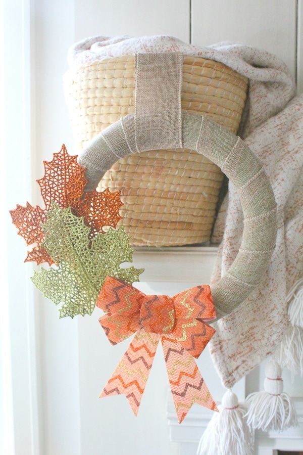 Dollar Tree Fall Wreath: Adorable and Affordable!