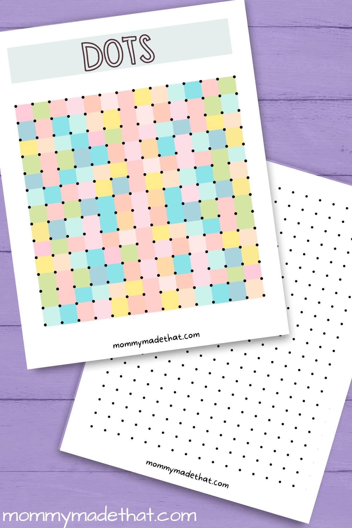 The Line Game with Dots Free Printable Activity Sheet - Help My Kids Are  Bored