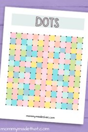 Printable Dot Game (Fun Free Templates and Grids!)