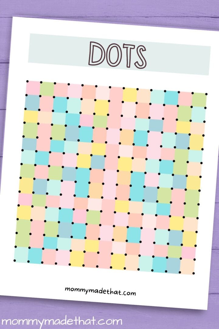 Printable Dot Game (Fun Free Templates and Grids!)