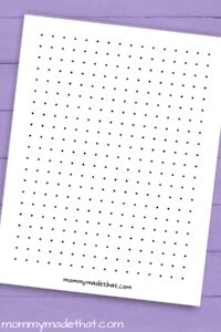 Printable Dot Game (Fun Free Templates and Grids!)