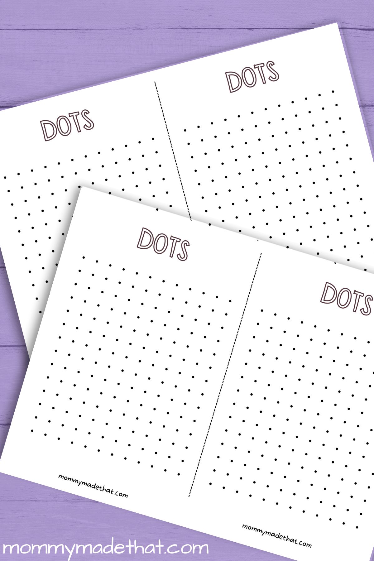 printable dots game