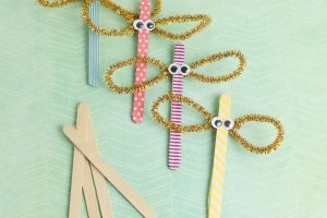 Popsicle Stick Dragonfly Craft