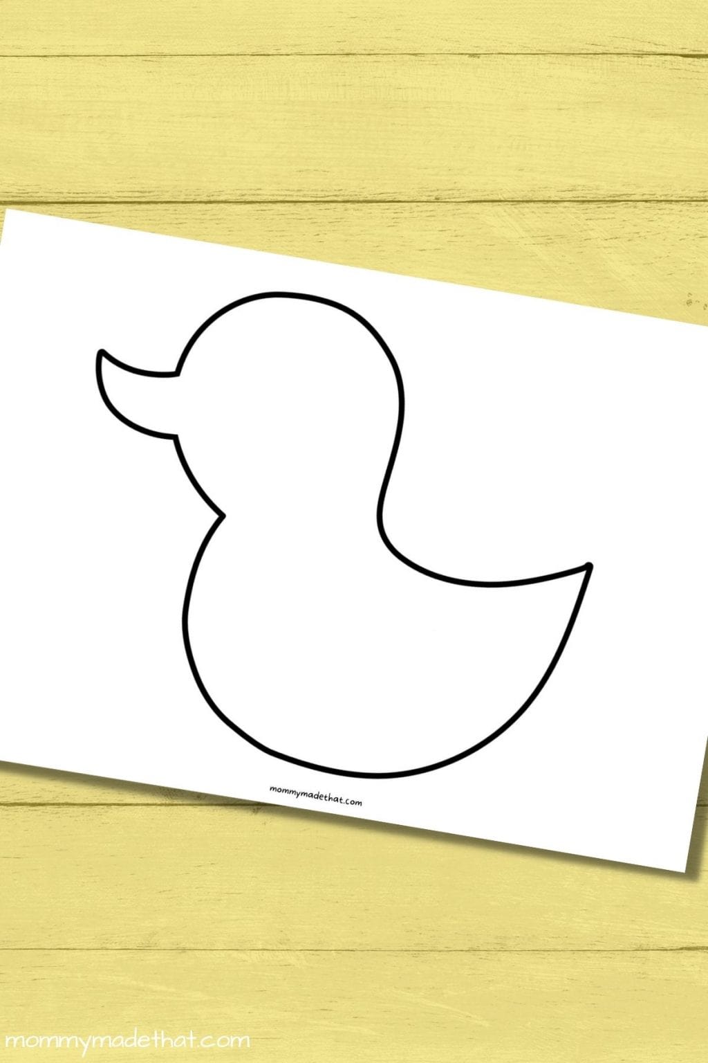 Free Printable Duck Templates for Ducky Crafts and Fun