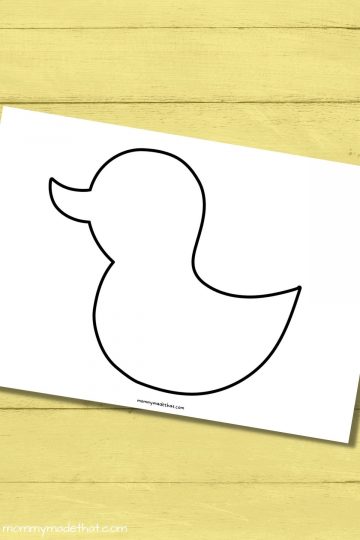 Free Printable Duck Templates for Ducky Crafts and Fun
