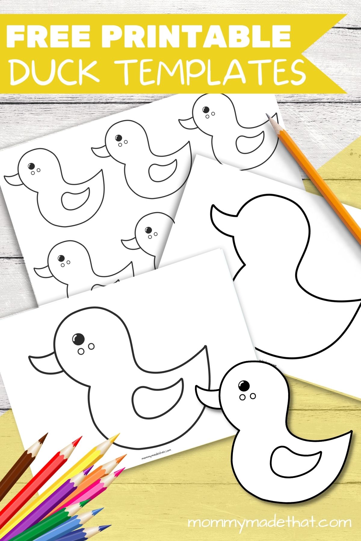 Duck Printable Template Duck Printable Template