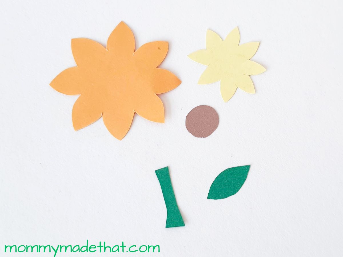 flower template pieces