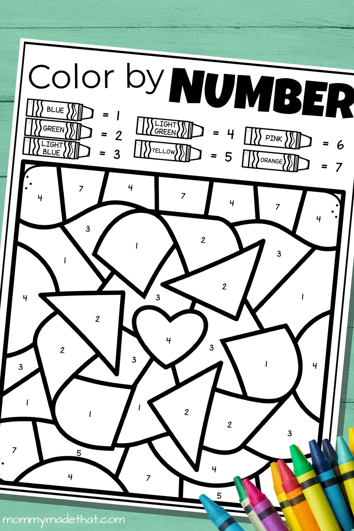 Earth day coloring by number pages