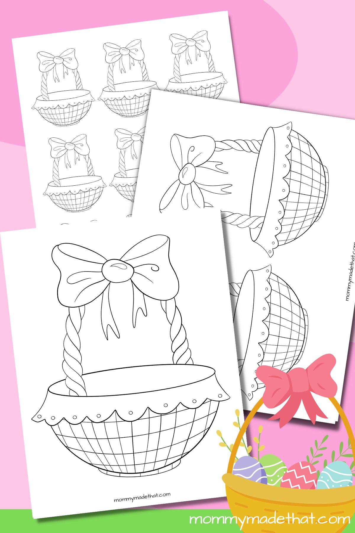 easter basket templates