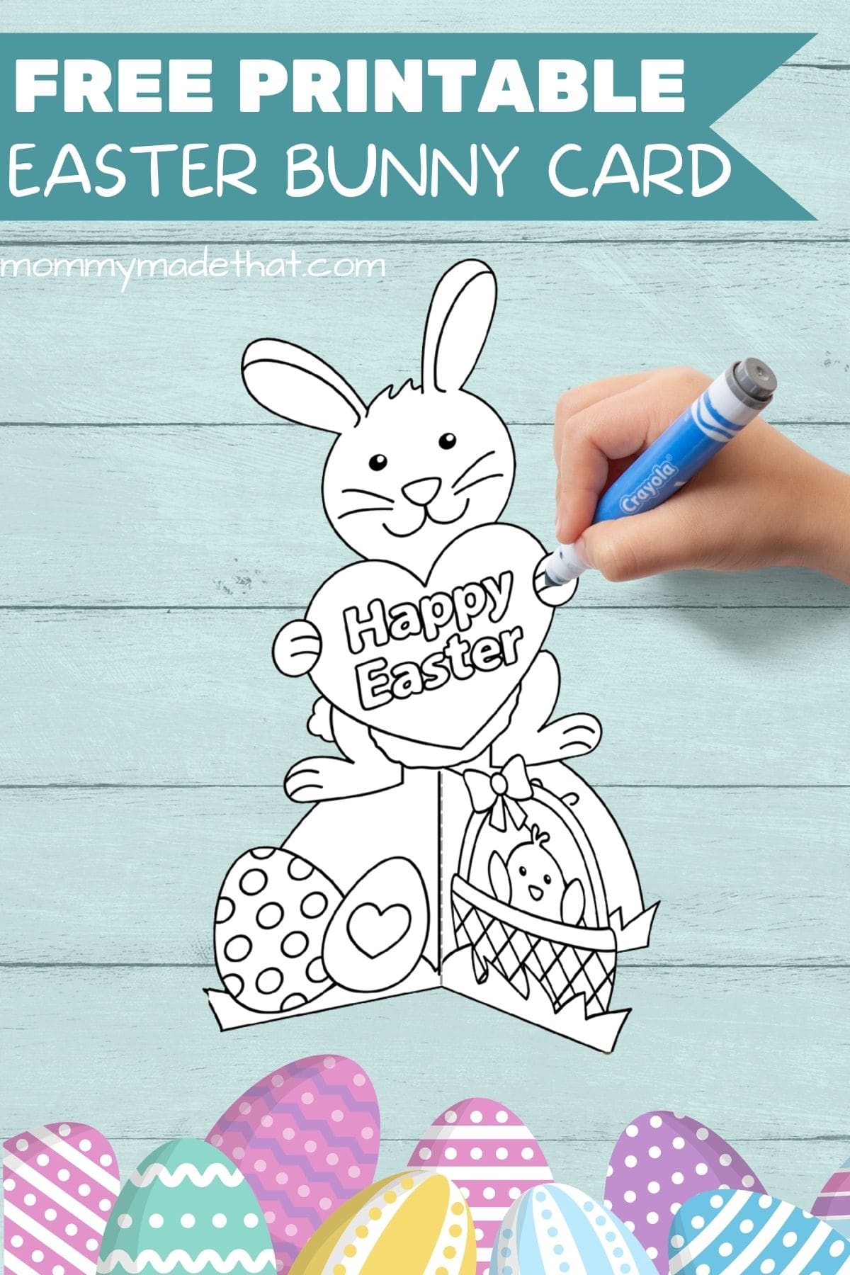 Cute Easter Bunny Cards (Free Printables!)