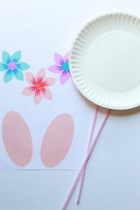 Paper Plate Bunny Craft (Free Printable!)