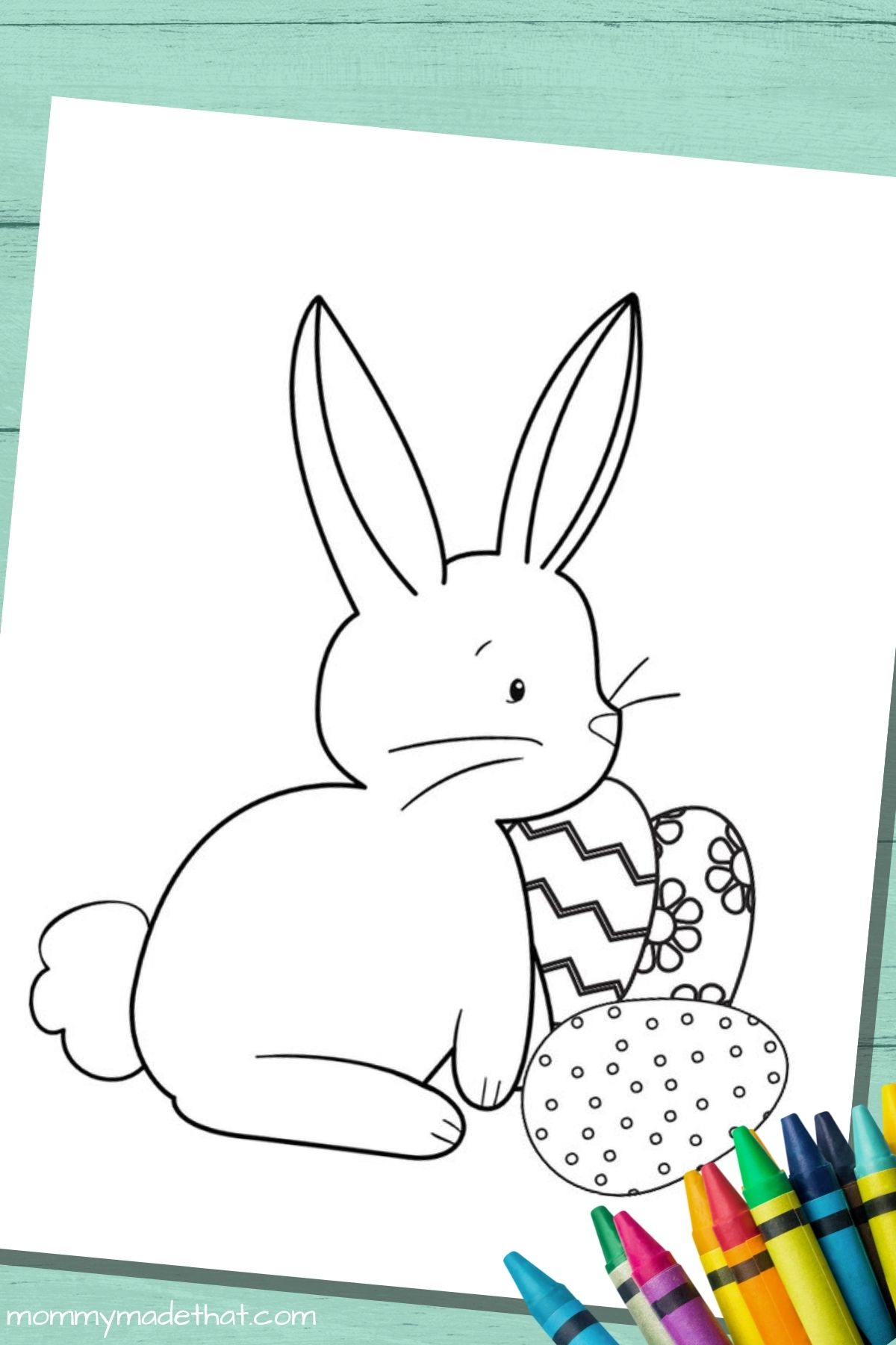 Easter bunny template