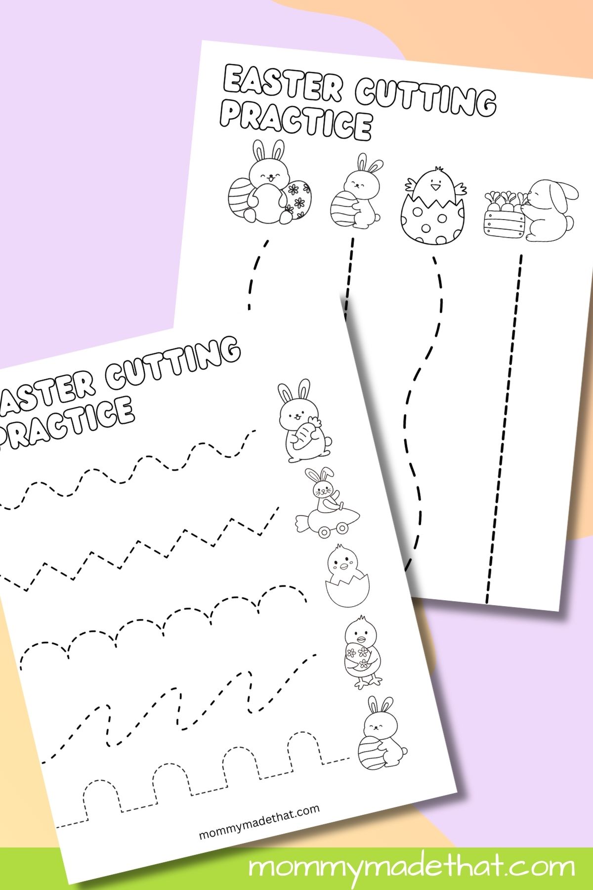 Scissor skills worksheets.