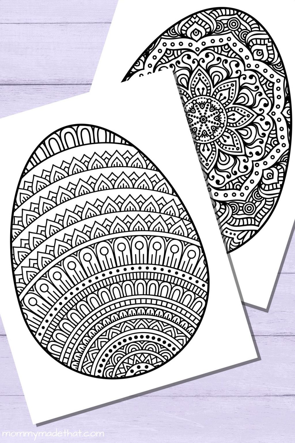 Easter Egg Coloring Pages : Free Printable Eggs!!